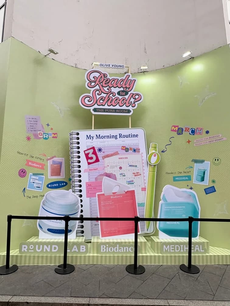 READY FOR SCHOOL? at TrendPod by Olive Young Hongdae 3