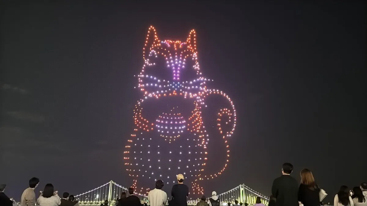 Gwangalli M Drone Light Show 3