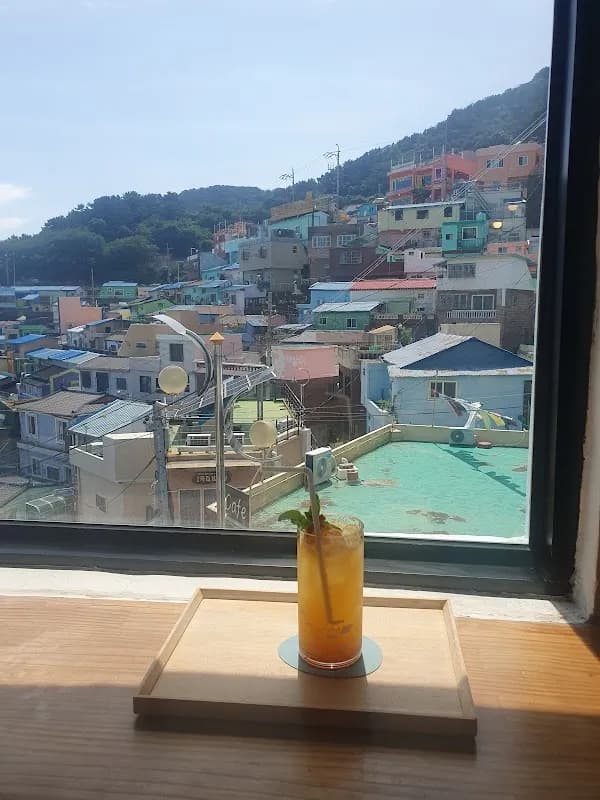 Blue House on The Stairs 3